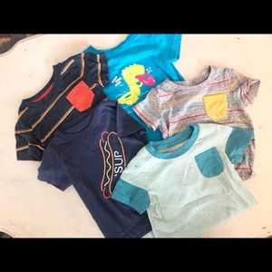 12-18months Target Cat & Jack short sleeve shirts